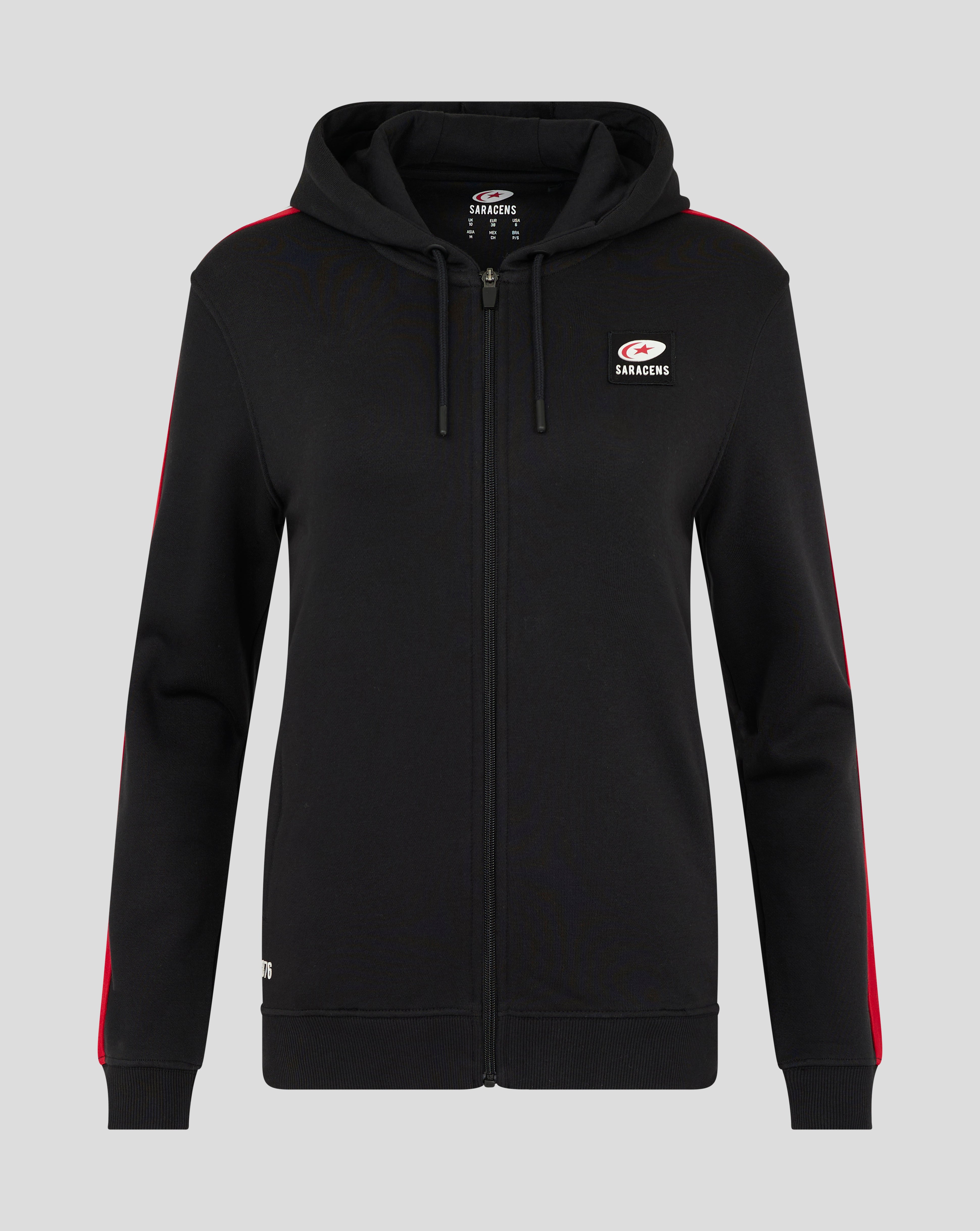 Women's Classic Full Zip Hoodie - Black