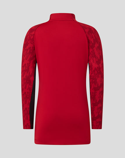 Junior 25/26 Training 1/4 Zip Top - Rhythmic Red