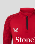 Junior 25/26 Training 1/4 Zip Top - Rhythmic Red