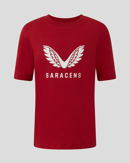 JUNIORS 25/26 PRESENTATION LOGO TEE - RHYTHMIC RED