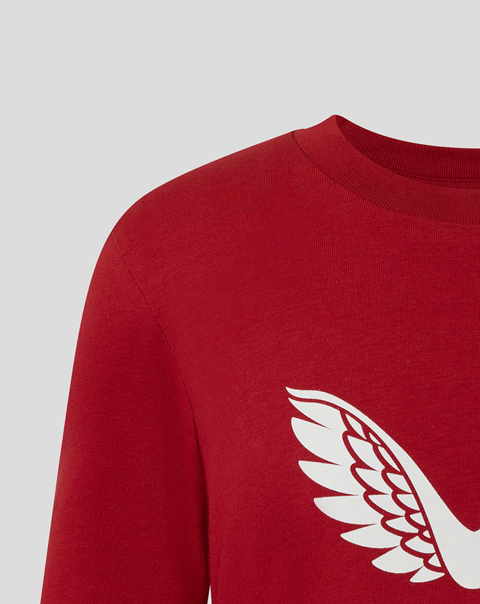 JUNIORS 25/26 PRESENTATION LOGO TEE - RHYTHMIC RED