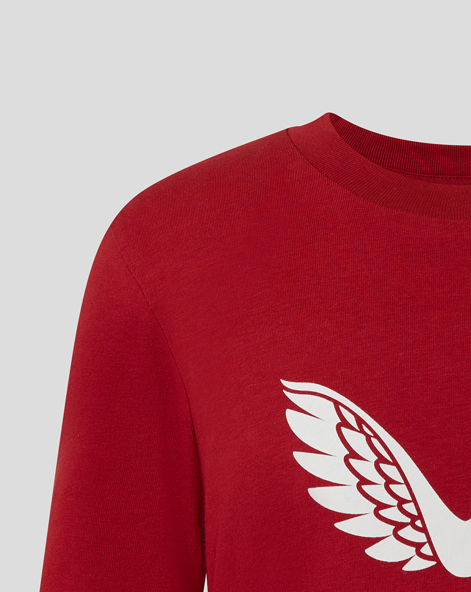 JUNIORS 25/26 PRESENTATION LOGO TEE - RHYTHMIC RED