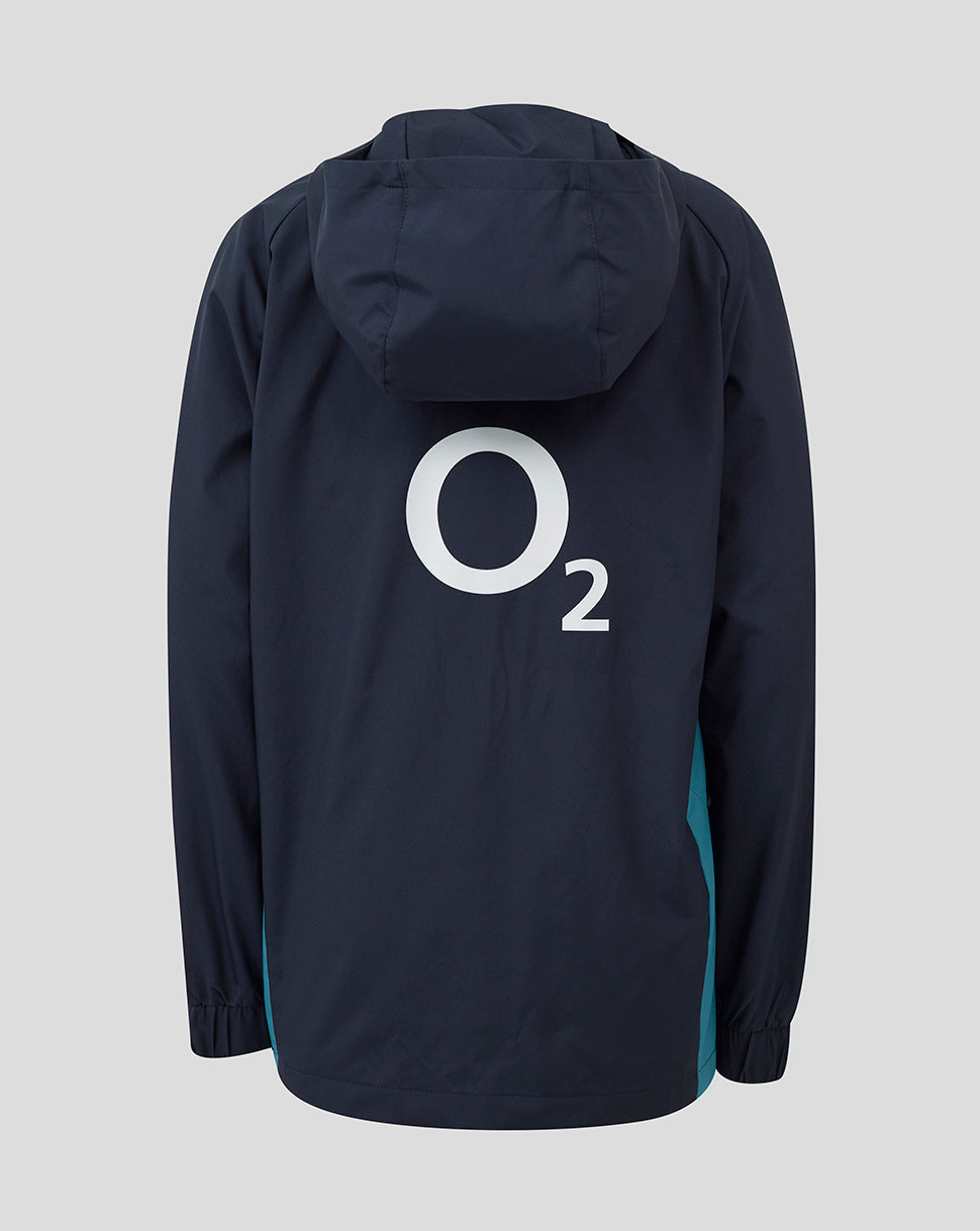 Junior England Rugby 25/26 Performance Shower Jacket - Inkwell
