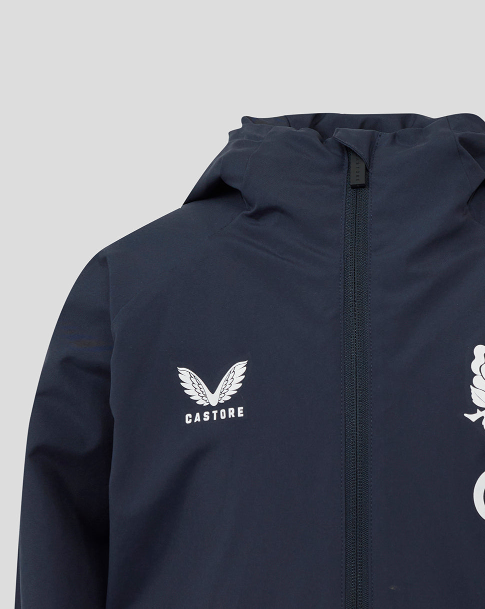 Junior England Rugby 25/26 Performance Shower Jacket - Inkwell
