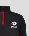 Junior 24/25 Matchday 1/4 Zip - Black/Red