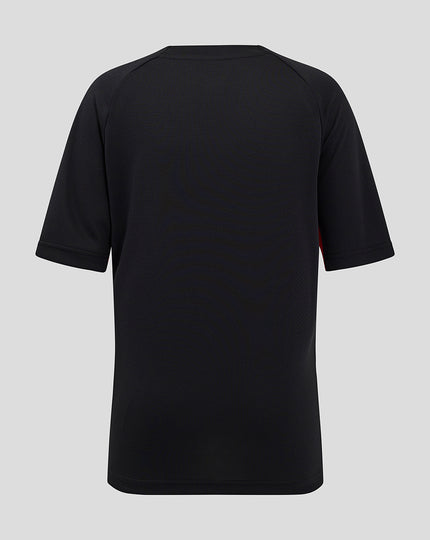 Junior 24/25 Matchday Short Sleeve Tee - Black/Red