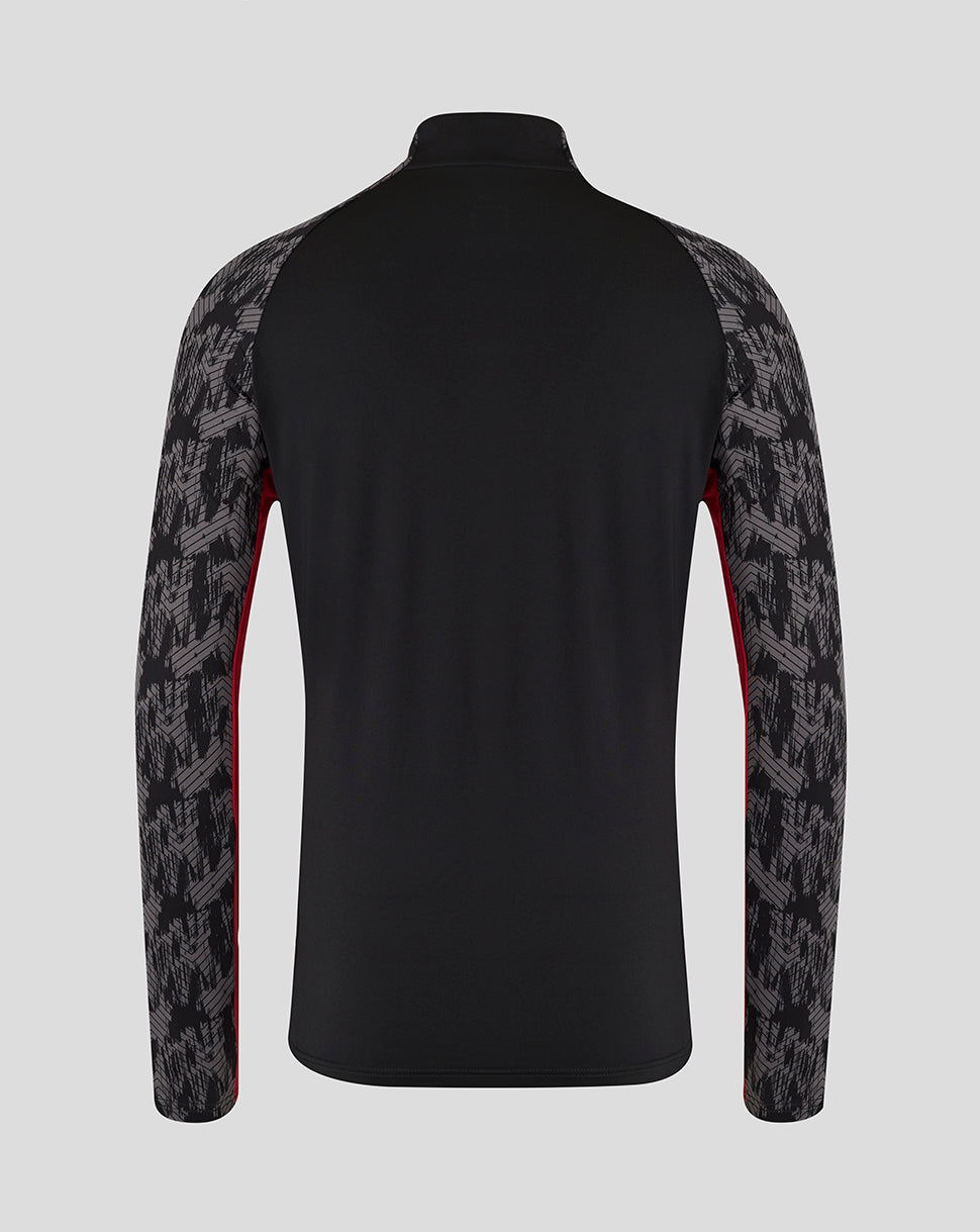MEN'S 25/26 TRAINING QUARTER ZIP - CAVIAR