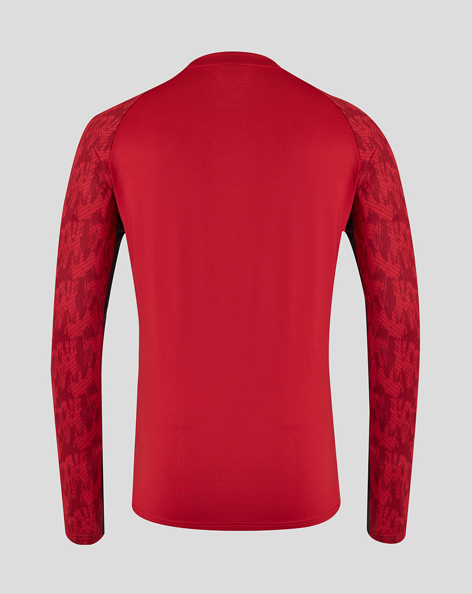 MEN'S 25/26 TRAINING DRILL TOP - RHYTMIC RED