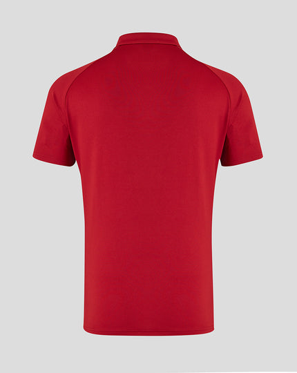 MENS 25/26 PRESENTATION POLY POLO - RHYTHMIC RED