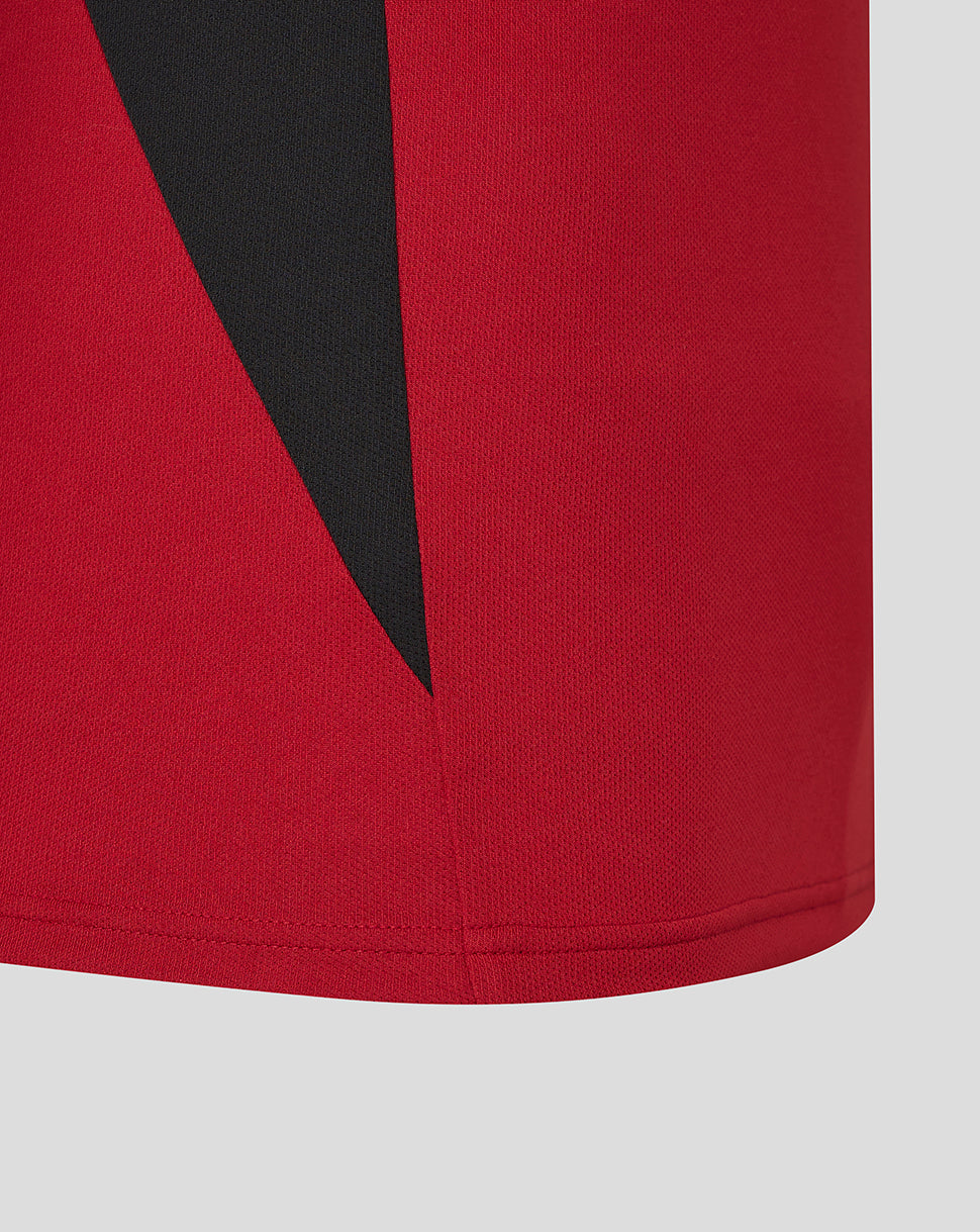 MENS 25/26 PRESENTATION POLY POLO - RHYTHMIC RED