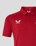 MENS 25/26 PRESENTATION POLY POLO - RHYTHMIC RED