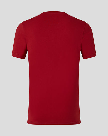 MENS 25/26 PRESENTATION LOGO TEE - RHYTHMIC RED