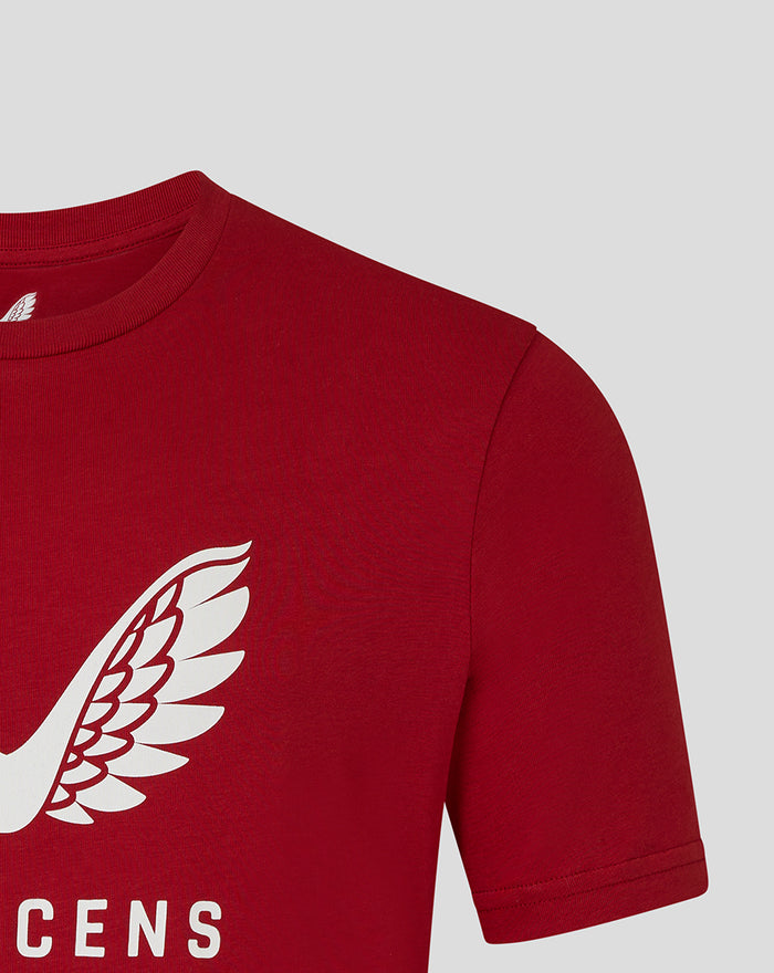 WOMENS 25/26 PRESENTATION LOGO TEE - RHYTHMIC RED