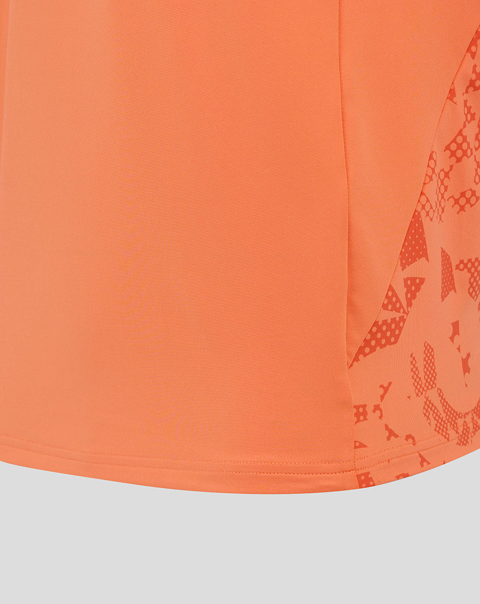 Men’s England Rugby 25/26 Performance Long Sleeve Midlayer Top – Melon