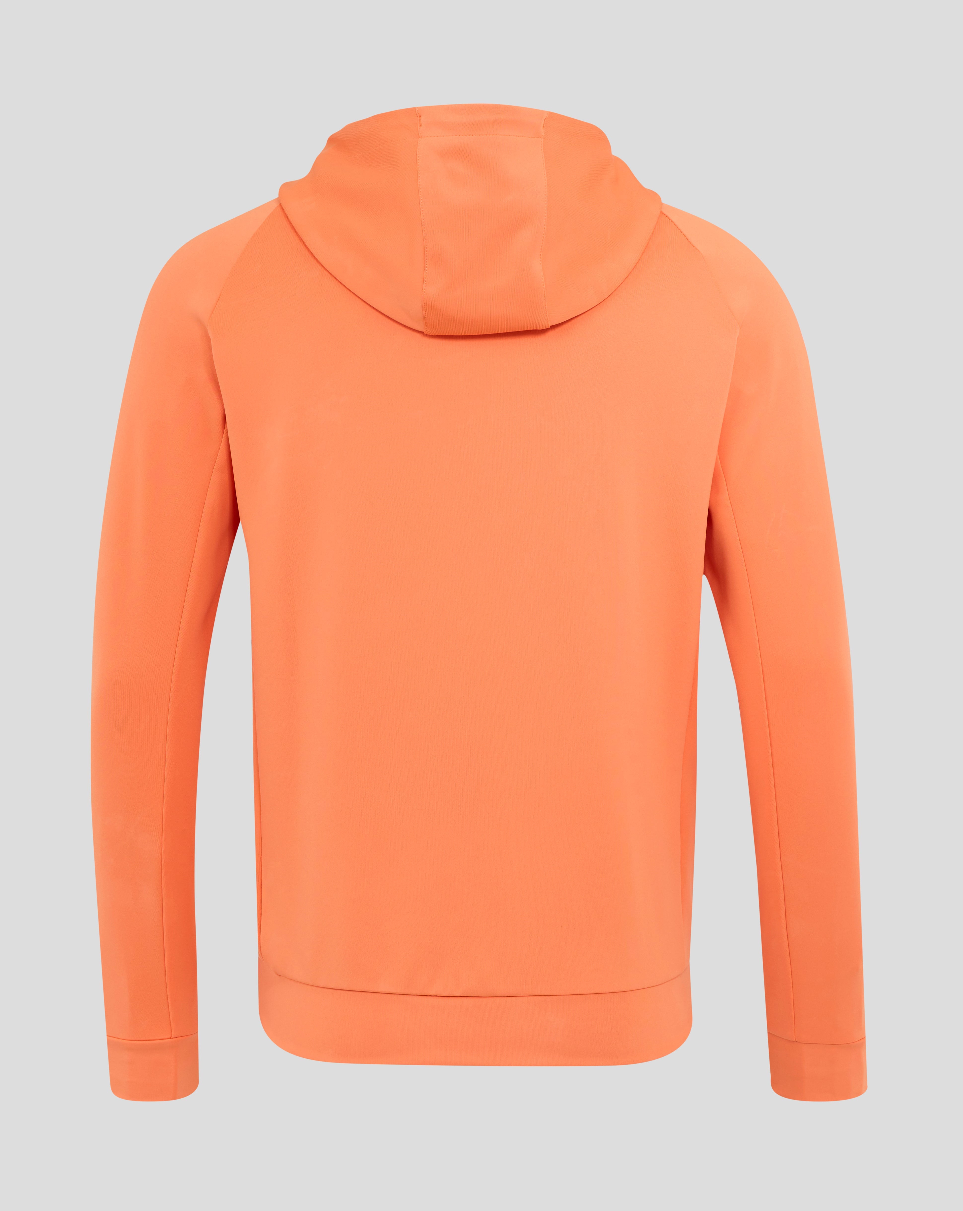 Men's England Rugby 25/26 Performance Full Zip Hoodie - Melon