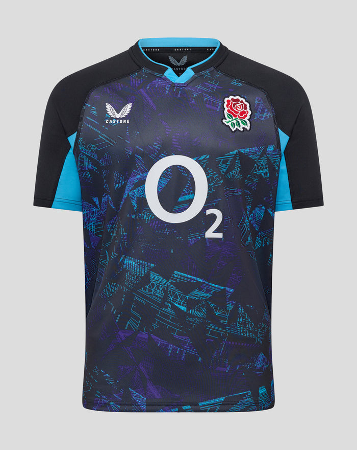 Men’s England Rugby Replica Alternate Short Sleeve Shirt – Caviar