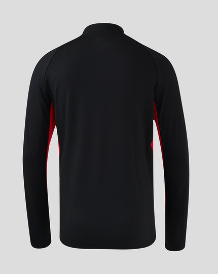 Men's 24/25 Matchday 1/4 Zip - Black/Red