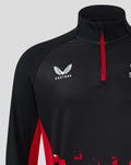 Men's 24/25 Matchday 1/4 Zip - Black/Red