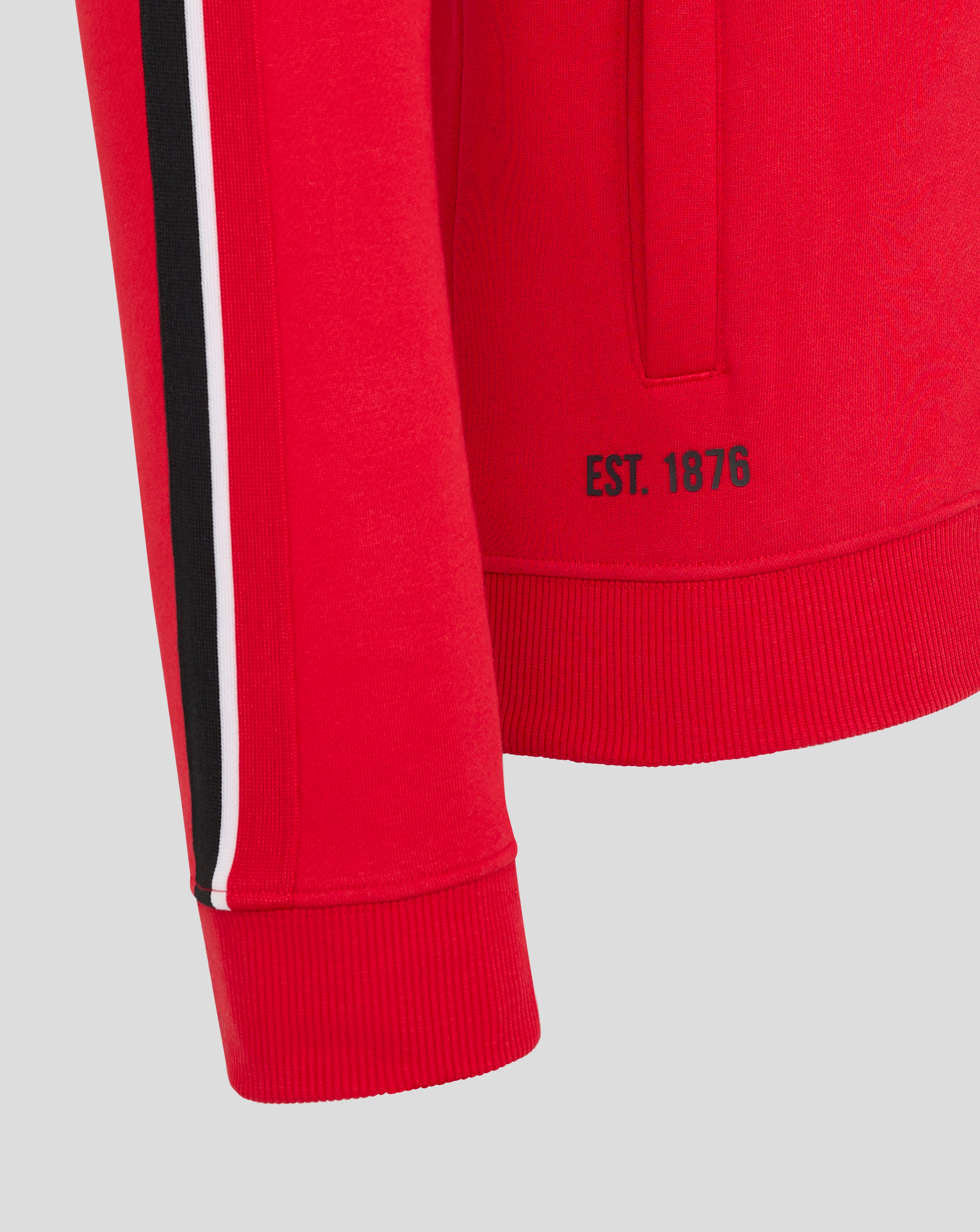 Men's Classic Full Zip Hoodie - Red