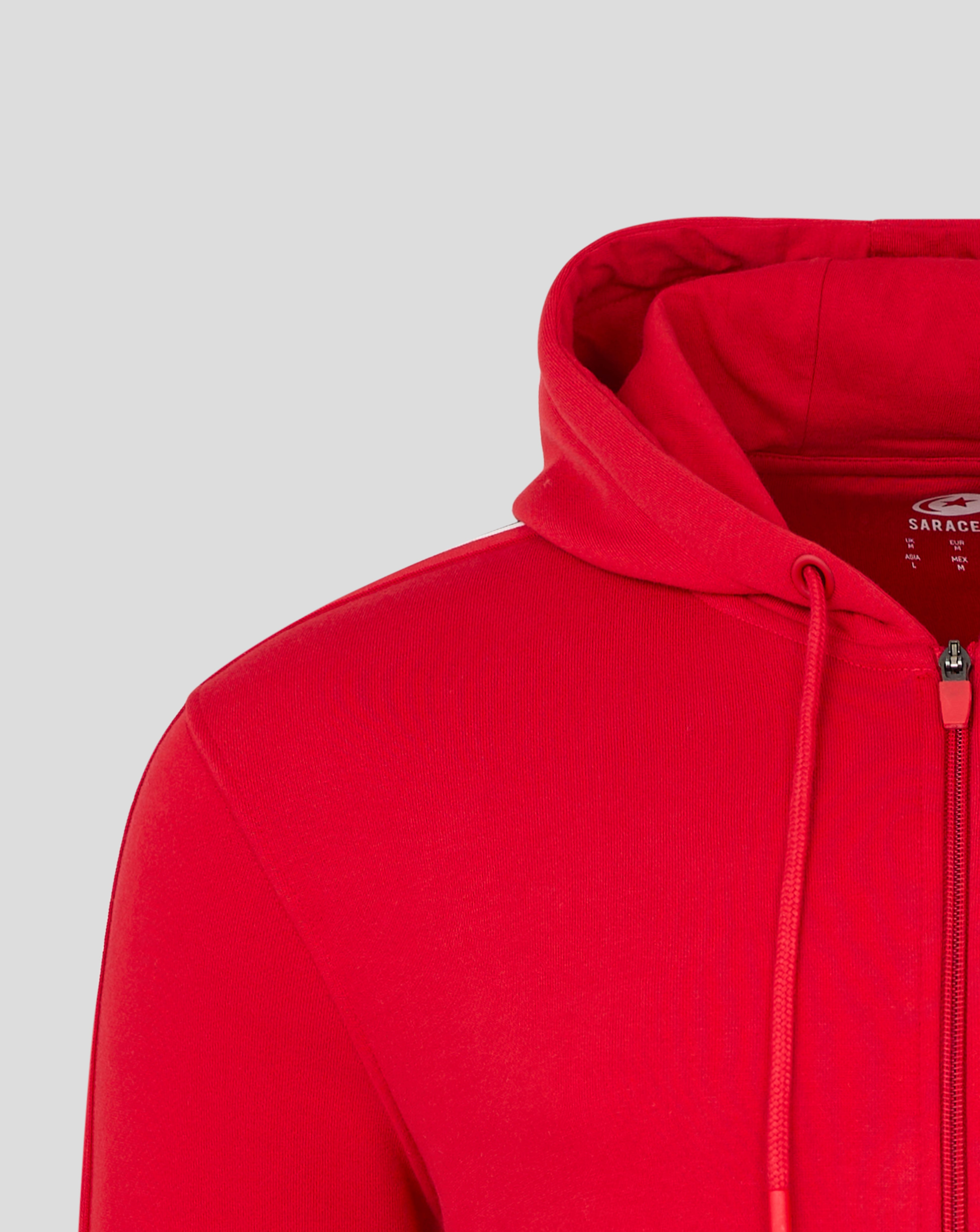 Men's Classic Full Zip Hoodie - Red