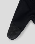 Close up of black Stock Glove palm area with hexagonal grip pattern.