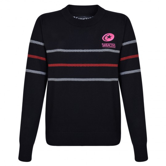 Saracens Womens Knitted Sweat