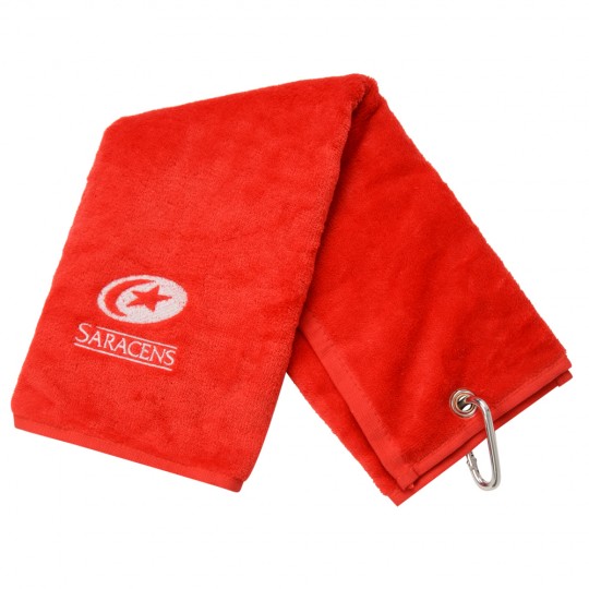 Saracens Tri Fold Golf Towel