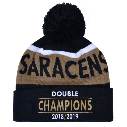 Saracens Double Champions Bobble Beanie