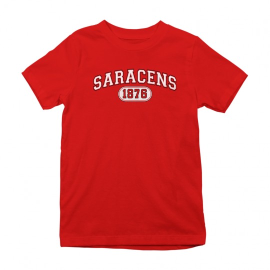 Saracens 1876 Collegiate Logo, Kid's T-Shirt