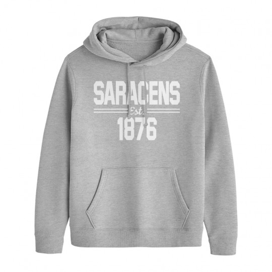 Saracens Est 1876, Adult Hooded Sweatshirt