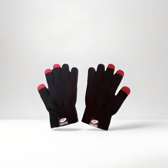 SARACENS KIDS TOUCH SCREEN GLOVES