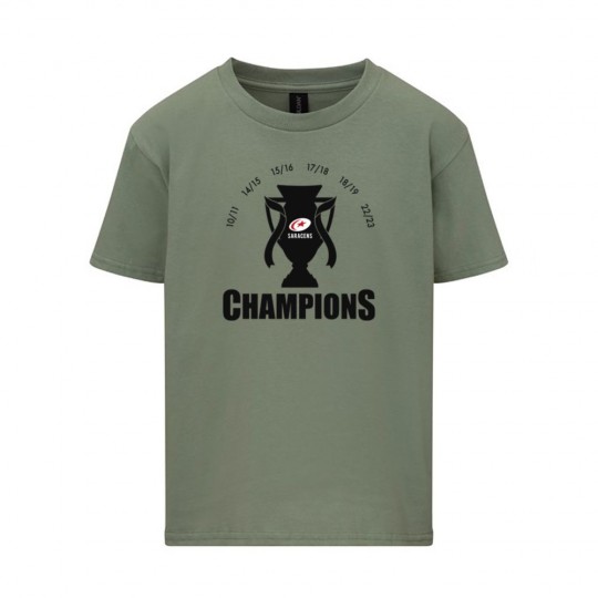 Saracens Champions Logo, Kid's T -Shirt