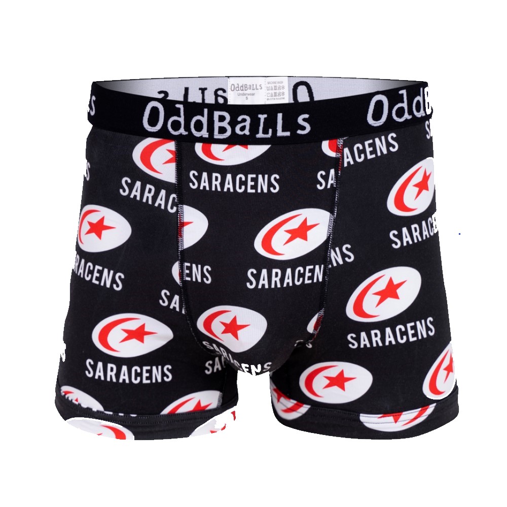 Oddballs Mens Boxers (Black) - Gifts & Souvenirs