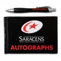 Saracens Autograph Book and Pen