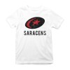 Saracens Distressed Black Logo, Kid's T-Shirt