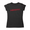 Saracens Retro Text Logo, Women's T-Shirt
