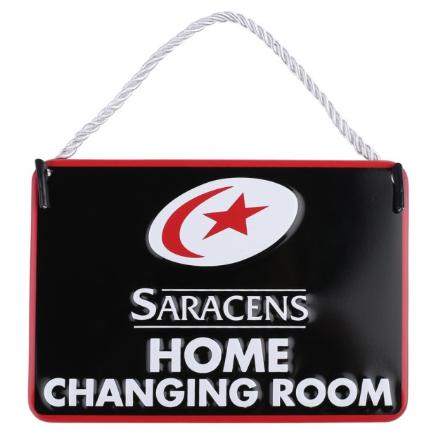 Saracens Home Changing Room Sign