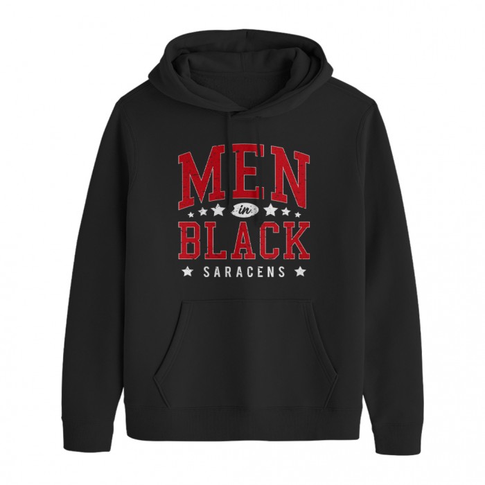 Saracens Men In Black, Adult Hooded Sweatshirt