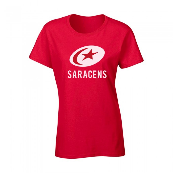 Saracens Women's Large Logo T-Shirt 